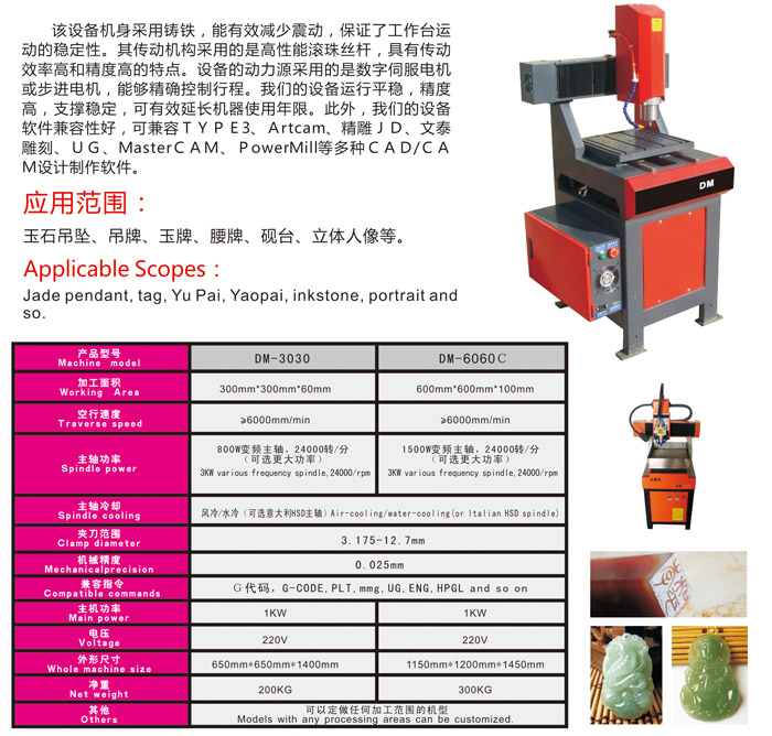 苏州鼎木玉石雕刻机DM-3030